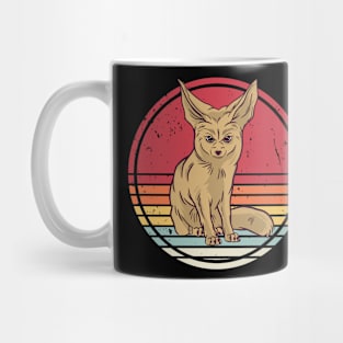 Fennec Fox Vintage Retro Mug